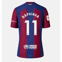 Camisa de Futebol Barcelona Raphinha Belloli #11 Equipamento Principal Mulheres 2023-24 Manga Curta